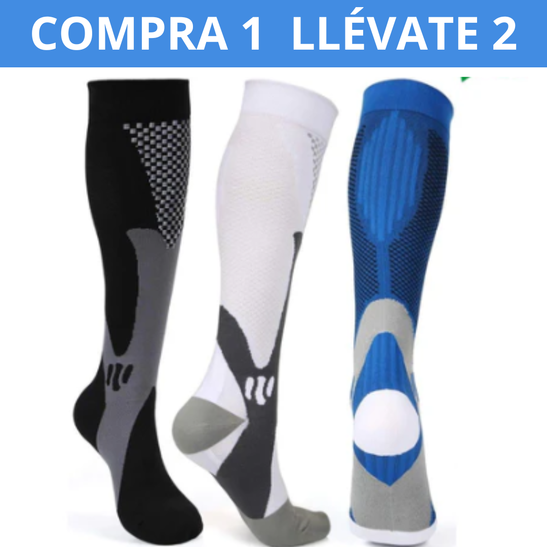 Calcetines de Compresión Suprema (20-30 mmHg) COMPRA 1 LLÉVATE 2