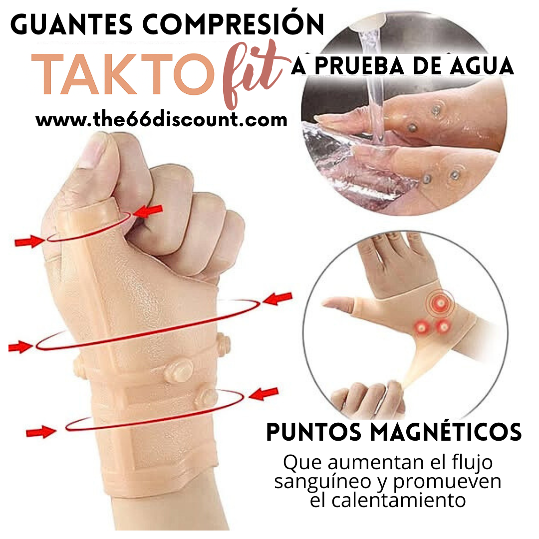 Takto Fit™ — Guantes magnéticos terapéuticos para aliviar el dolor y recuperar tus manos, ¡compra 1 y llévate el par completo!