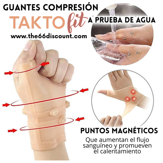Takto Fit™ — Guantes magnéticos terapéuticos para aliviar el dolor y recuperar tus manos, ¡compra 1 y llévate el par completo!