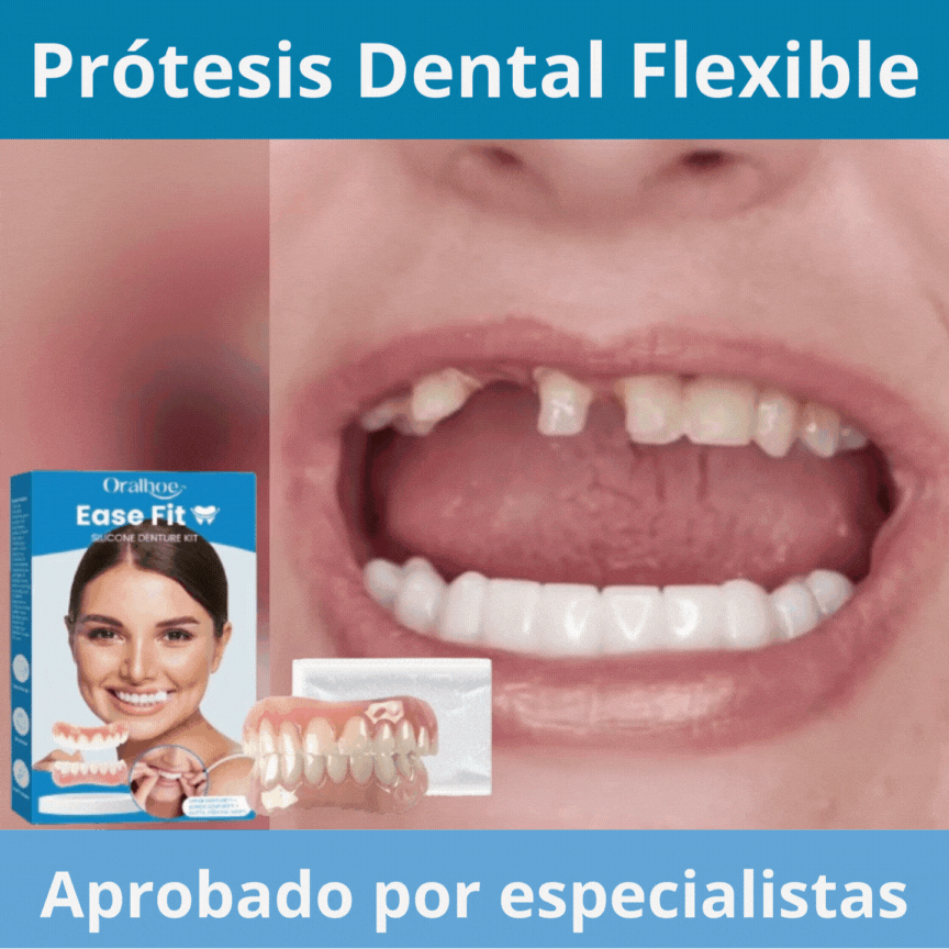 🦷 SmileCare™ – Prótesis Dental Flexible y Natural | Sonrisa Blanca y Segura