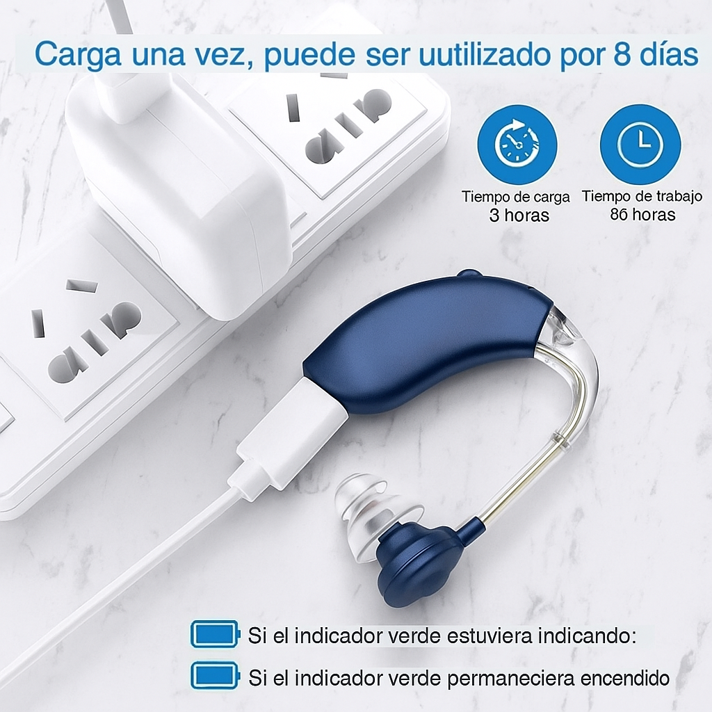Audífono Digital Recargable ClarityPro™ – Escucha con Claridad y Comodidad 🎧 Hasta 35 horas de autonomía | Garantía de 30 días | Envío gratis