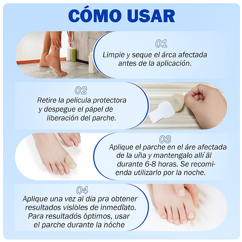 🔥 FUNGAL NAIL Parches para el Cuidado de la Salud de las Uñas – Repara y Fortalece las Uñas Débiles