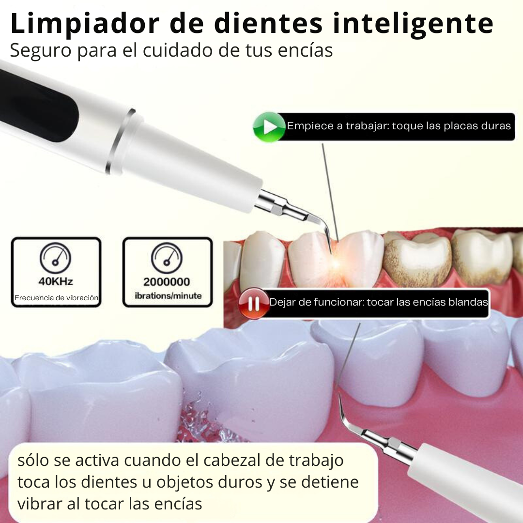 Limpiador de dientes eléctrico  - ultrasónico - LimpDien