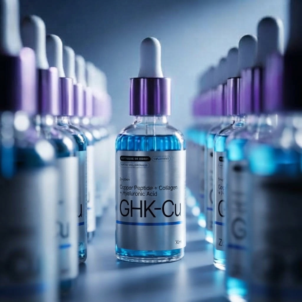 GHK-CU — Sérum con Péptidos de Cobre, Colágeno y Ácido Hialurónico