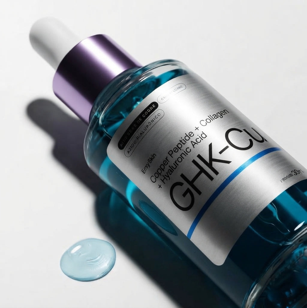 GHK-CU — Sérum con Péptidos de Cobre, Colágeno y Ácido Hialurónico