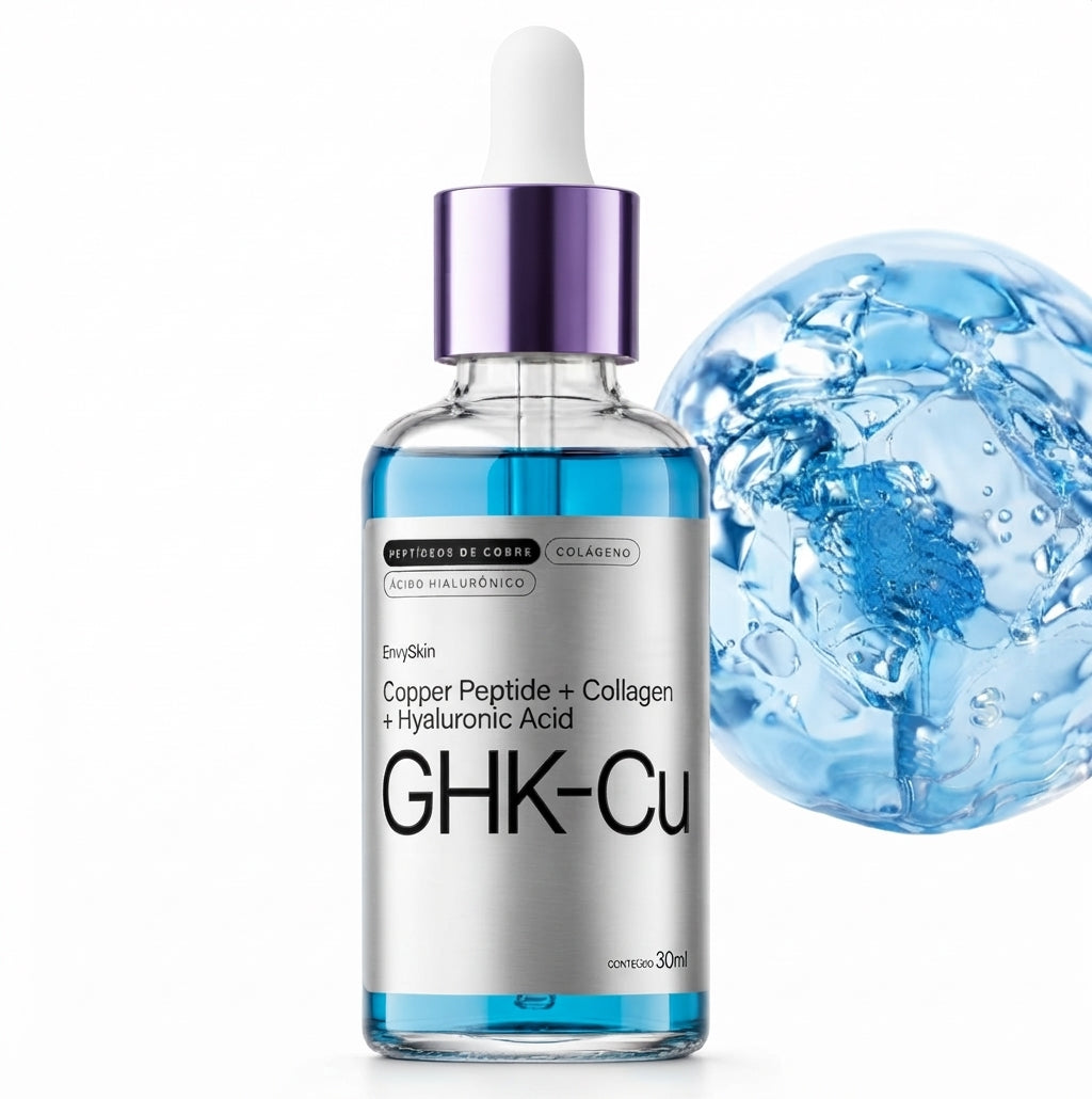 GHK-CU — Sérum con Péptidos de Cobre, Colágeno y Ácido Hialurónico