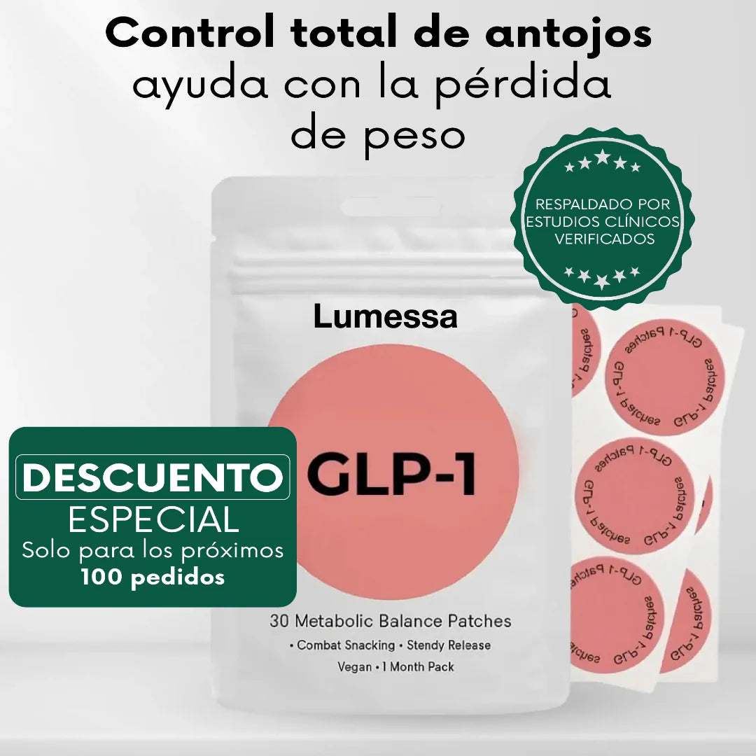 ¡PRODUCTO IMPORTADO ALEMANIA PARCHES LUMESSA CON GLP-1