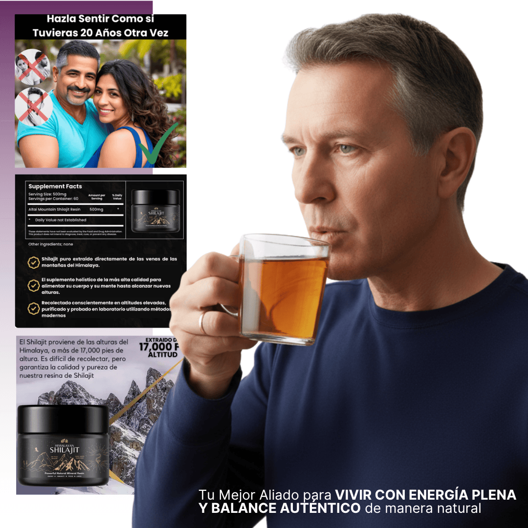 SHILAJIT DEL HIMALAYA: TOMA EL CONTROL DE UNA VIDA SANA Y EQUILIBRADA