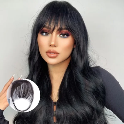 Extensions de cheveux à frange 3D sans coutures