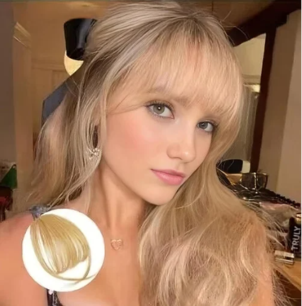 Extensions de cheveux à frange 3D sans coutures