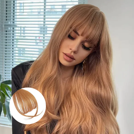 Extensions de cheveux à frange 3D sans coutures