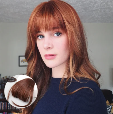 Extensions de cheveux à frange 3D sans coutures