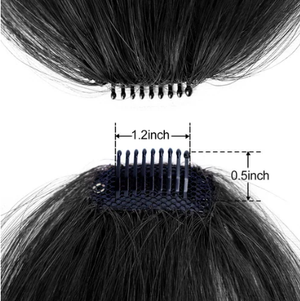 Extensions de cheveux à frange 3D sans coutures