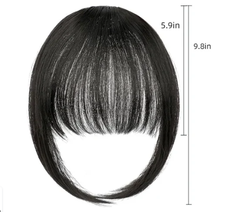 Extensions de cheveux à frange 3D sans coutures