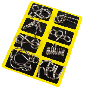 Kit de puzzle Metal Enigma (8 en 1) 