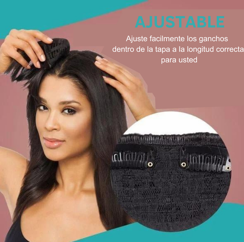Extensions de cheveux à frange 3D sans coutures