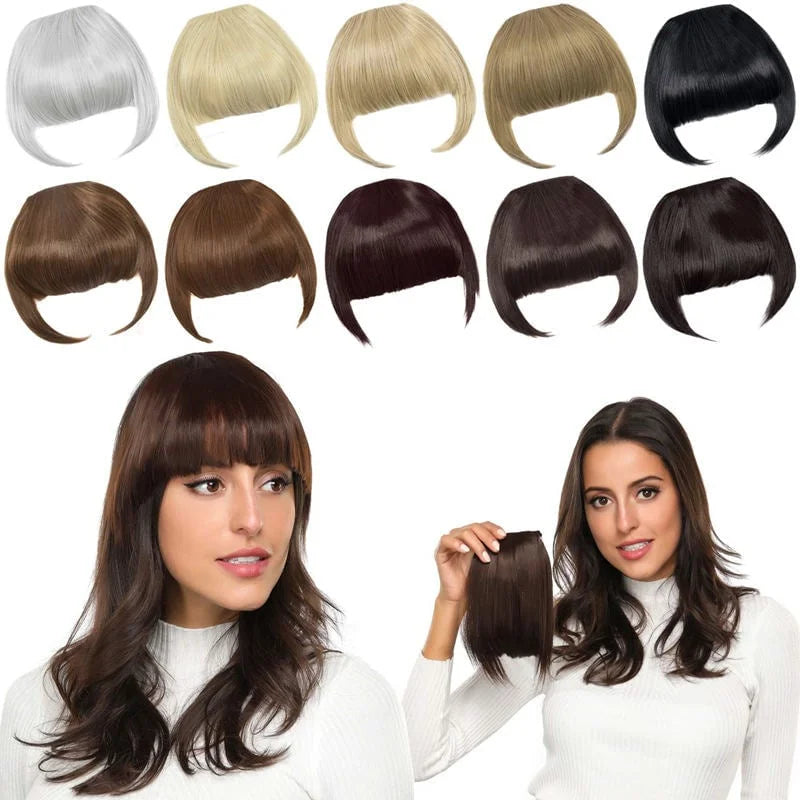 Extensions de cheveux à frange 3D sans coutures