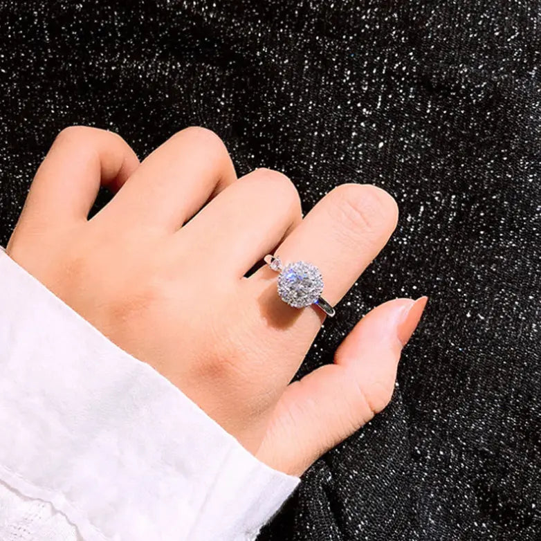 Anillo de Rotación de Cristal (Tamaño Ajustable)